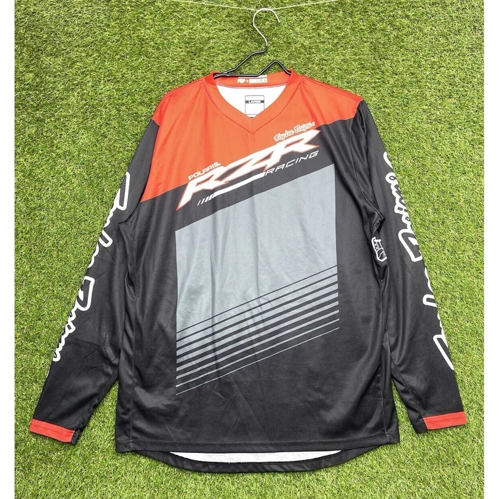Troy Lee Designs Jersey Shirt Men's Large Pop Wheelies Long Sleeve Moto X MX